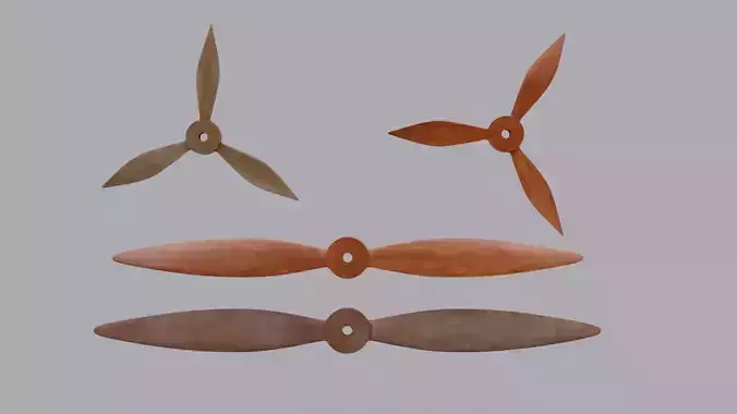 wooden fan 3D models 3D Model Collection