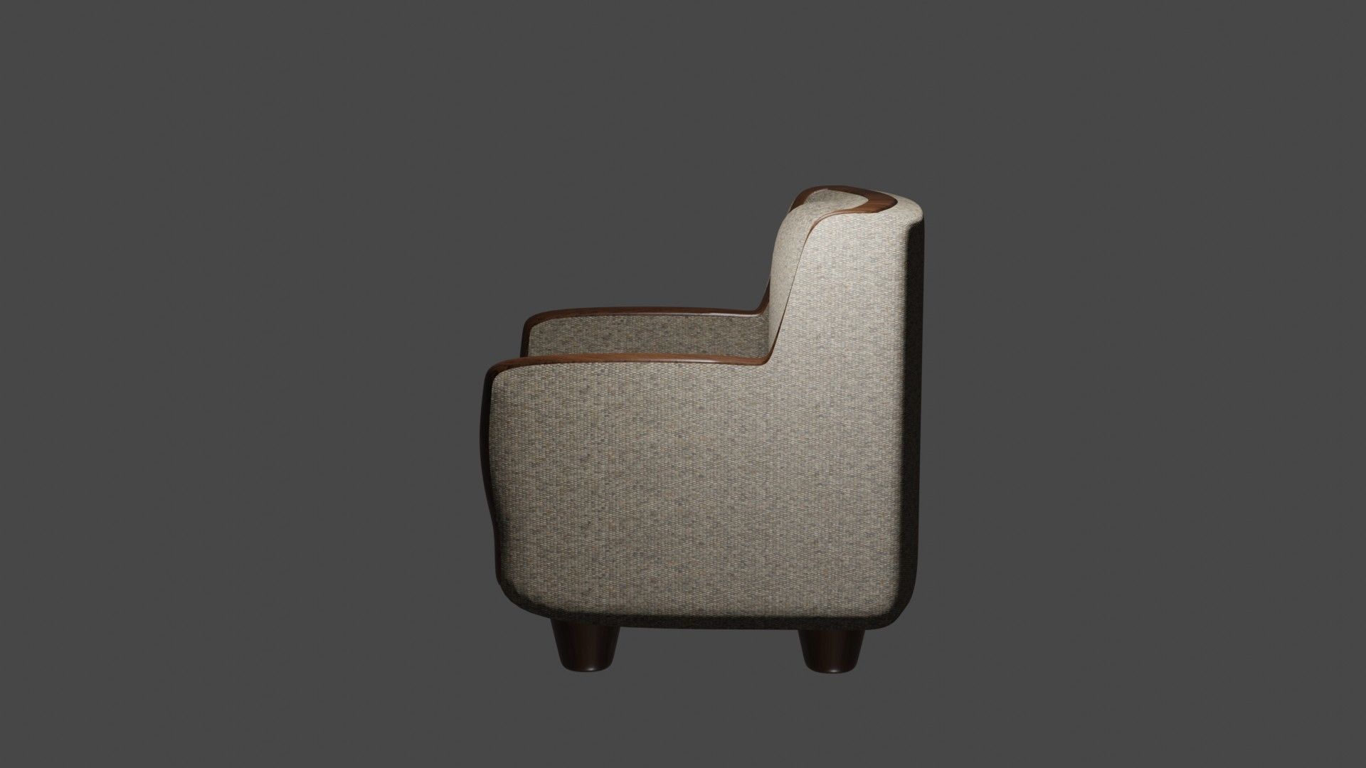 High Poly Tweed Fabric 3d Asset Fully Textured PBR Materials 3D model_4