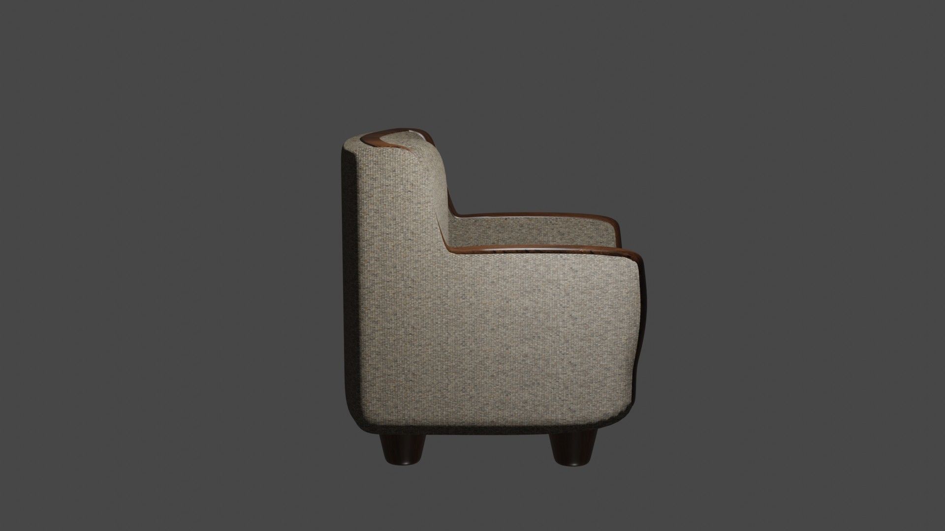 High Poly Tweed Fabric 3d Asset Fully Textured PBR Materials 3D model_8