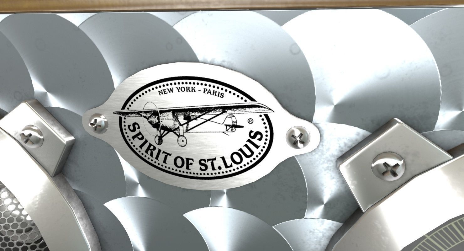 Field Radio Spirit Of St Luois Low-poly 3D model_6