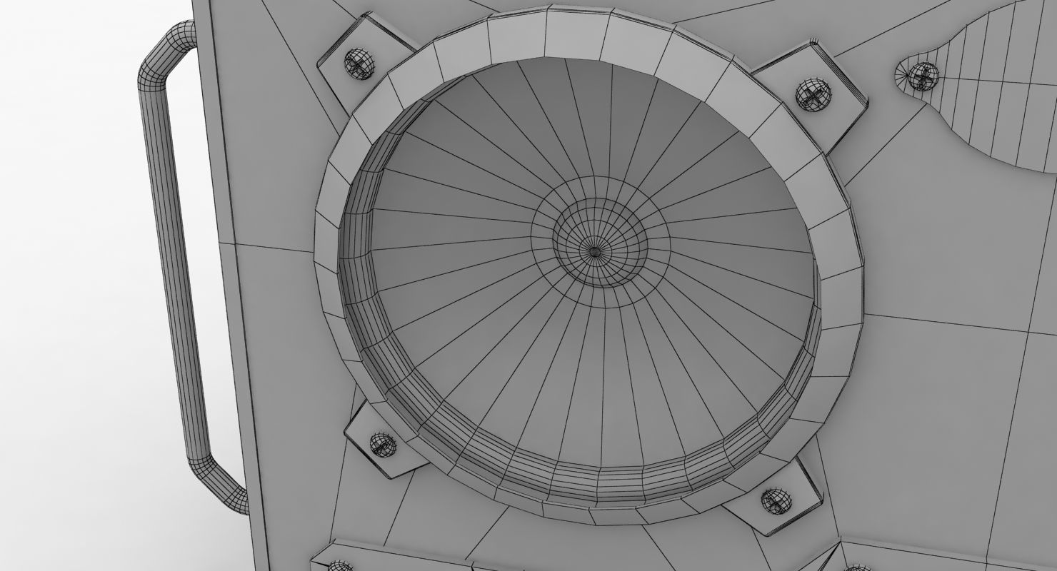 Field Radio Spirit Of St Luois Low-poly 3D model_24