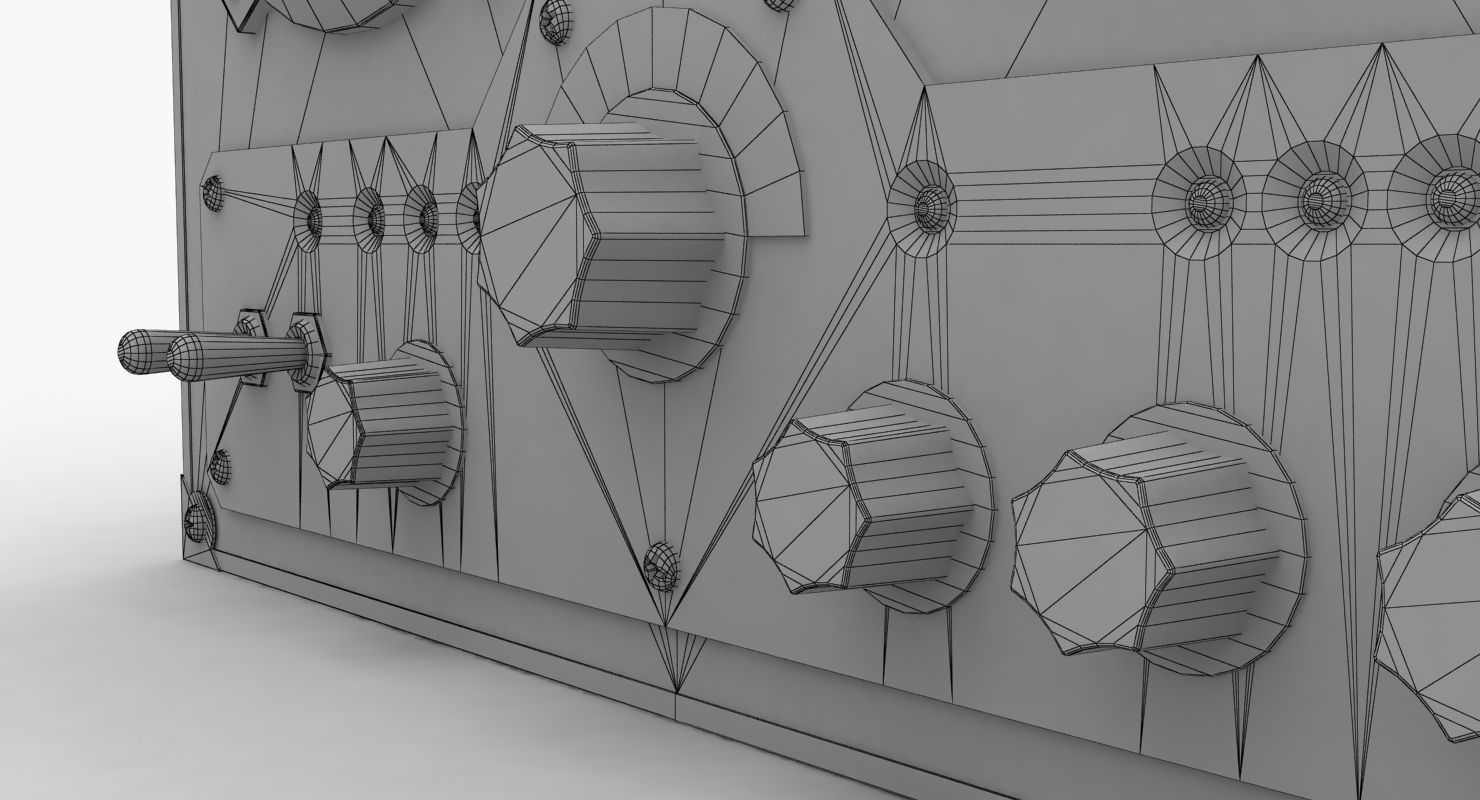 Field Radio Spirit Of St Luois Low-poly 3D model_22