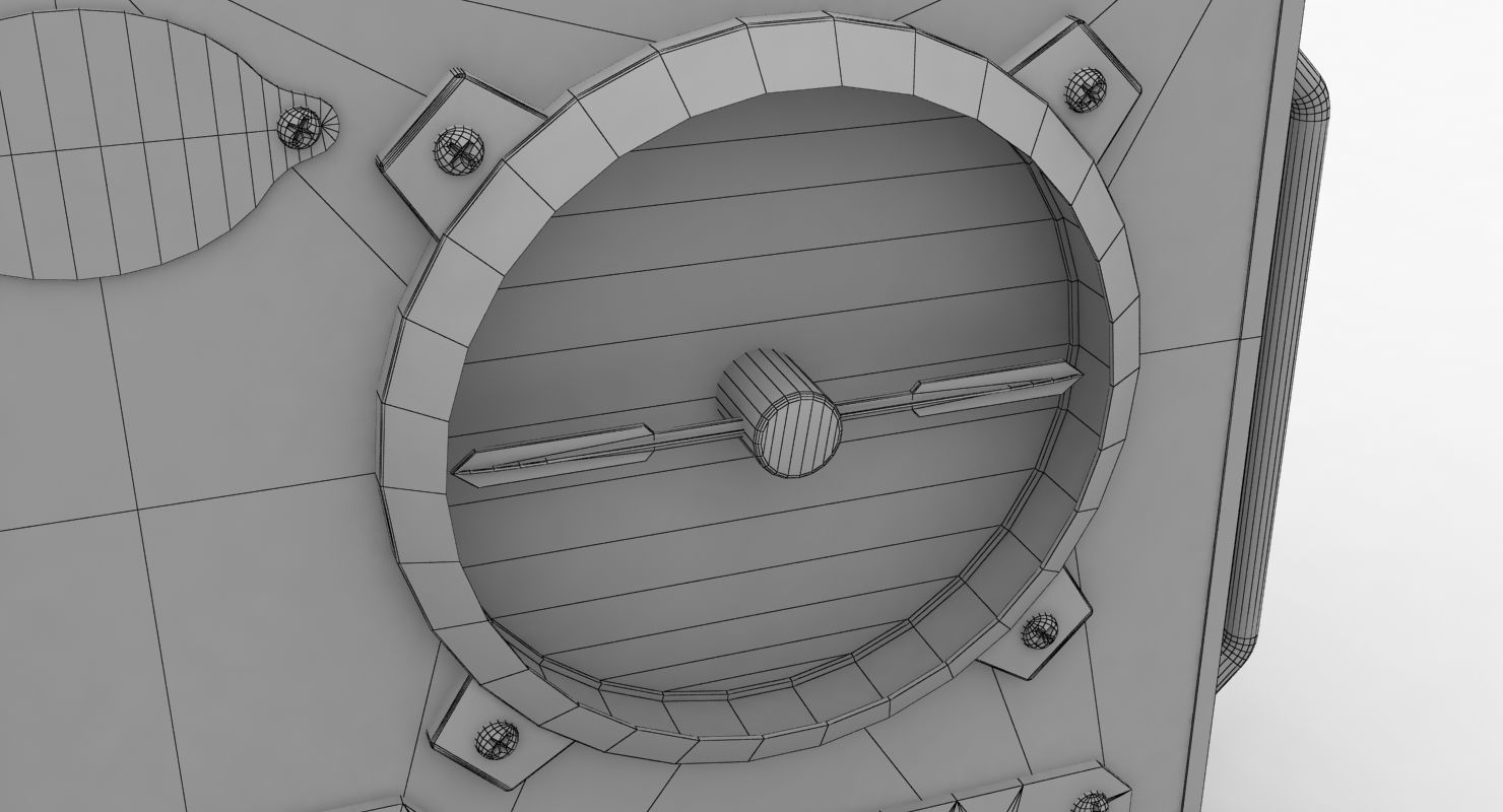 Field Radio Spirit Of St Luois Low-poly 3D model_25