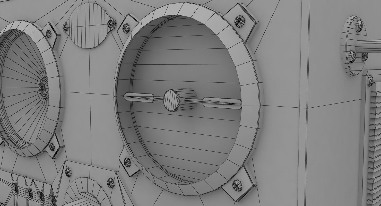 Field Radio Spirit Of St Luois Low-poly 3D model_19
