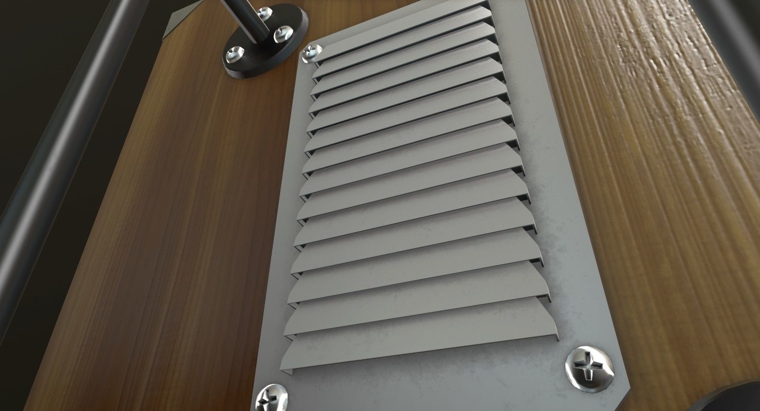 Field Radio Spirit Of St Luois Low-poly 3D model_12