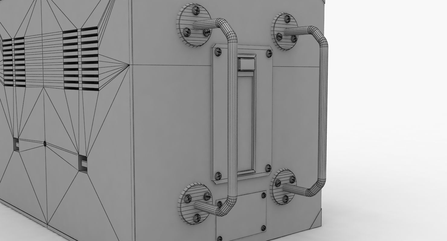 Field Radio Spirit Of St Luois Low-poly 3D model_20