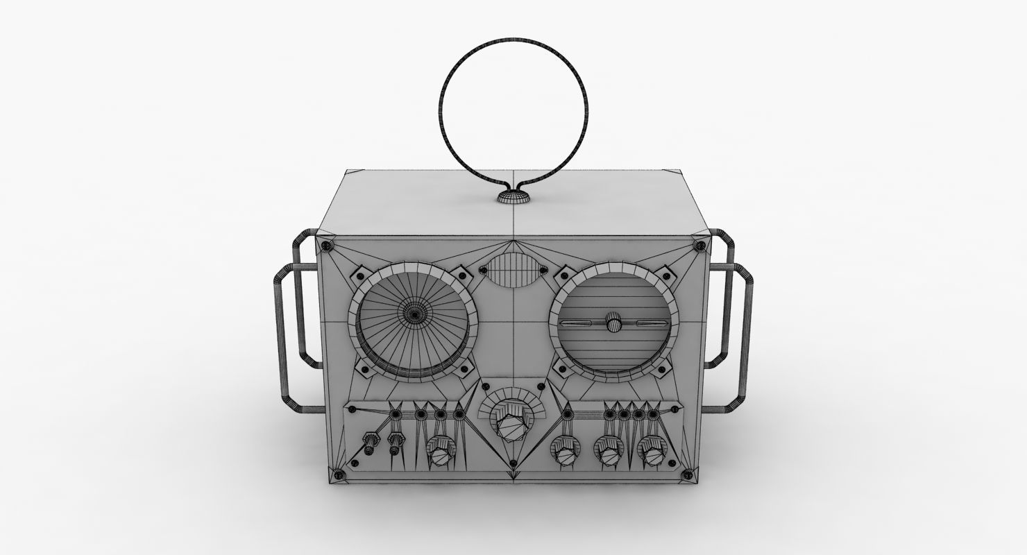 Field Radio Spirit Of St Luois Low-poly 3D model_26