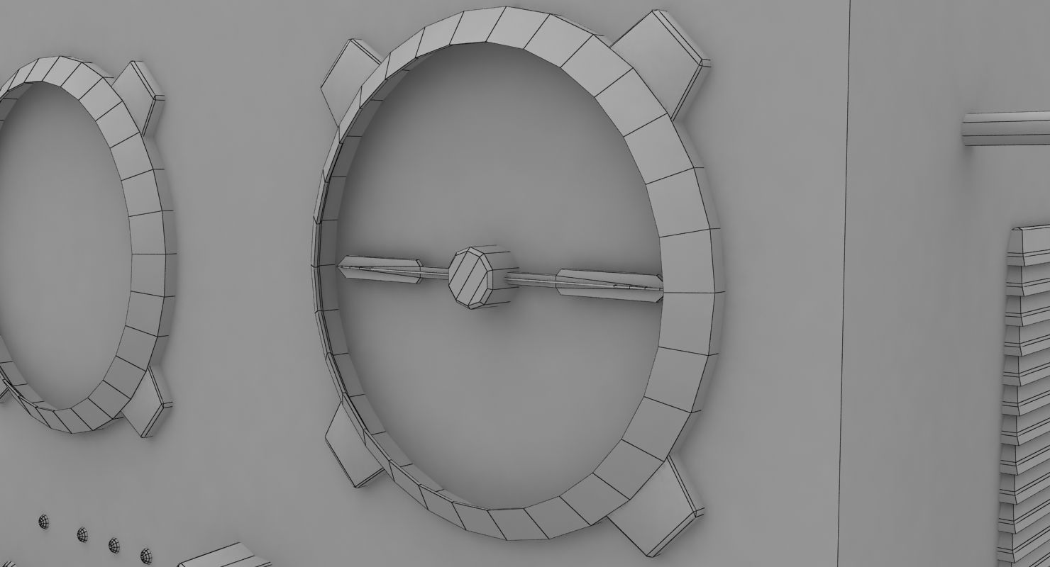 Field Radio Spirit Of St Louis Low Poly Low-poly 3D model_21