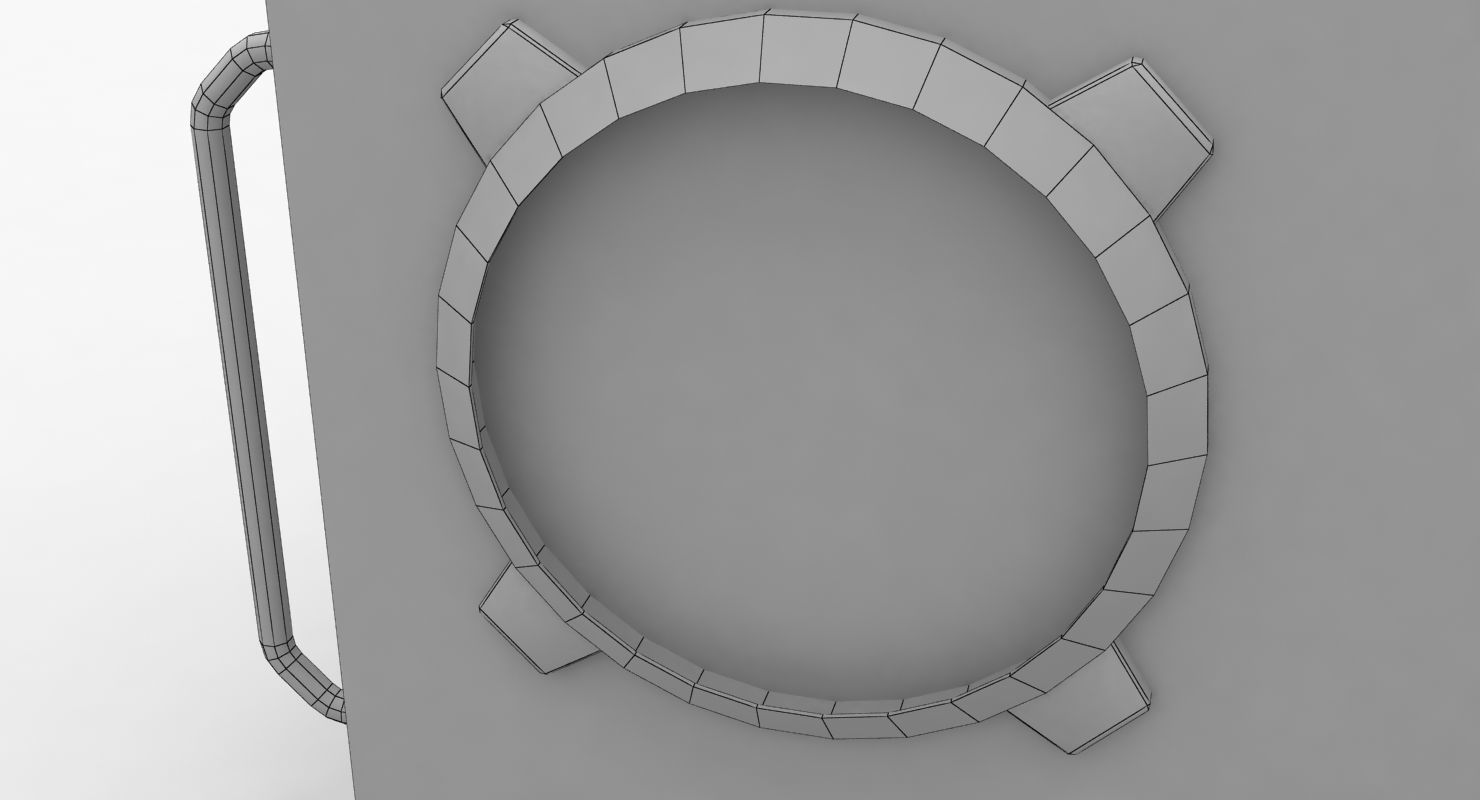 Field Radio Spirit Of St Louis Low Poly Low-poly 3D model_26