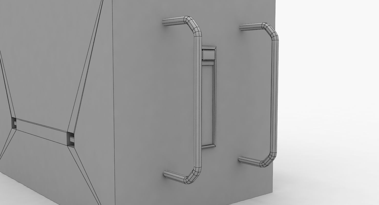 Field Radio Spirit Of St Louis Low Poly Low-poly 3D model_22