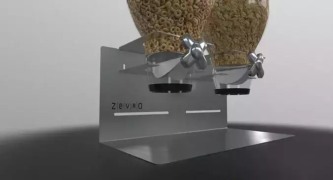 Dry Food Dispenser Low-poly 3D model 3