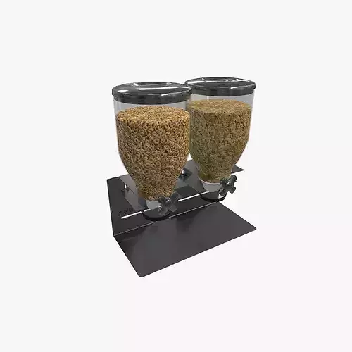 Dry Food Dispenser Low-poly 3D model
