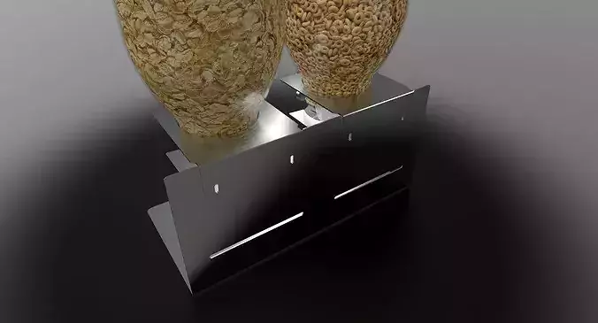 Dry Food Dispenser Low-poly 3D model 5