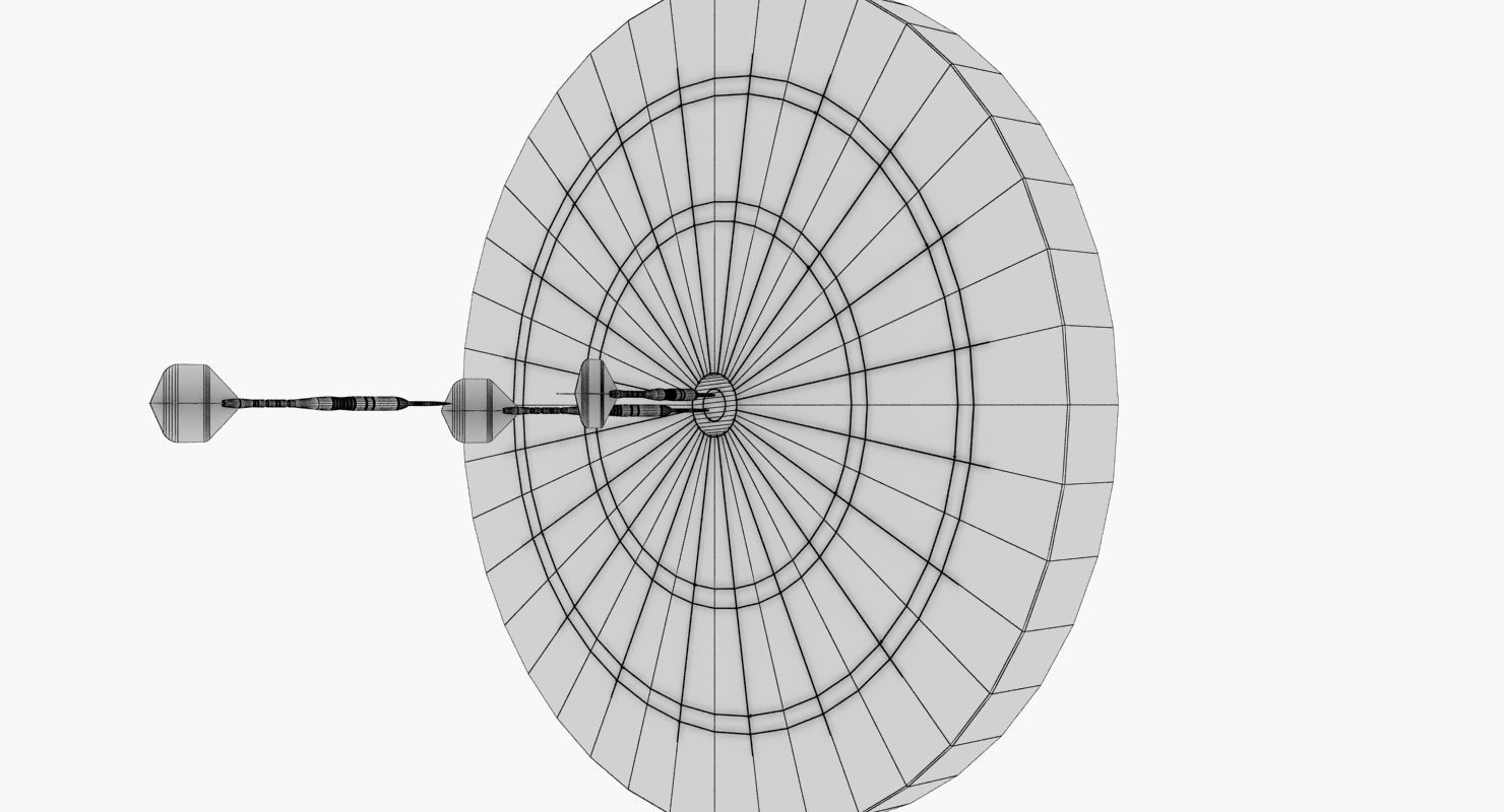 Dartboard Sportcraft 3D model_15