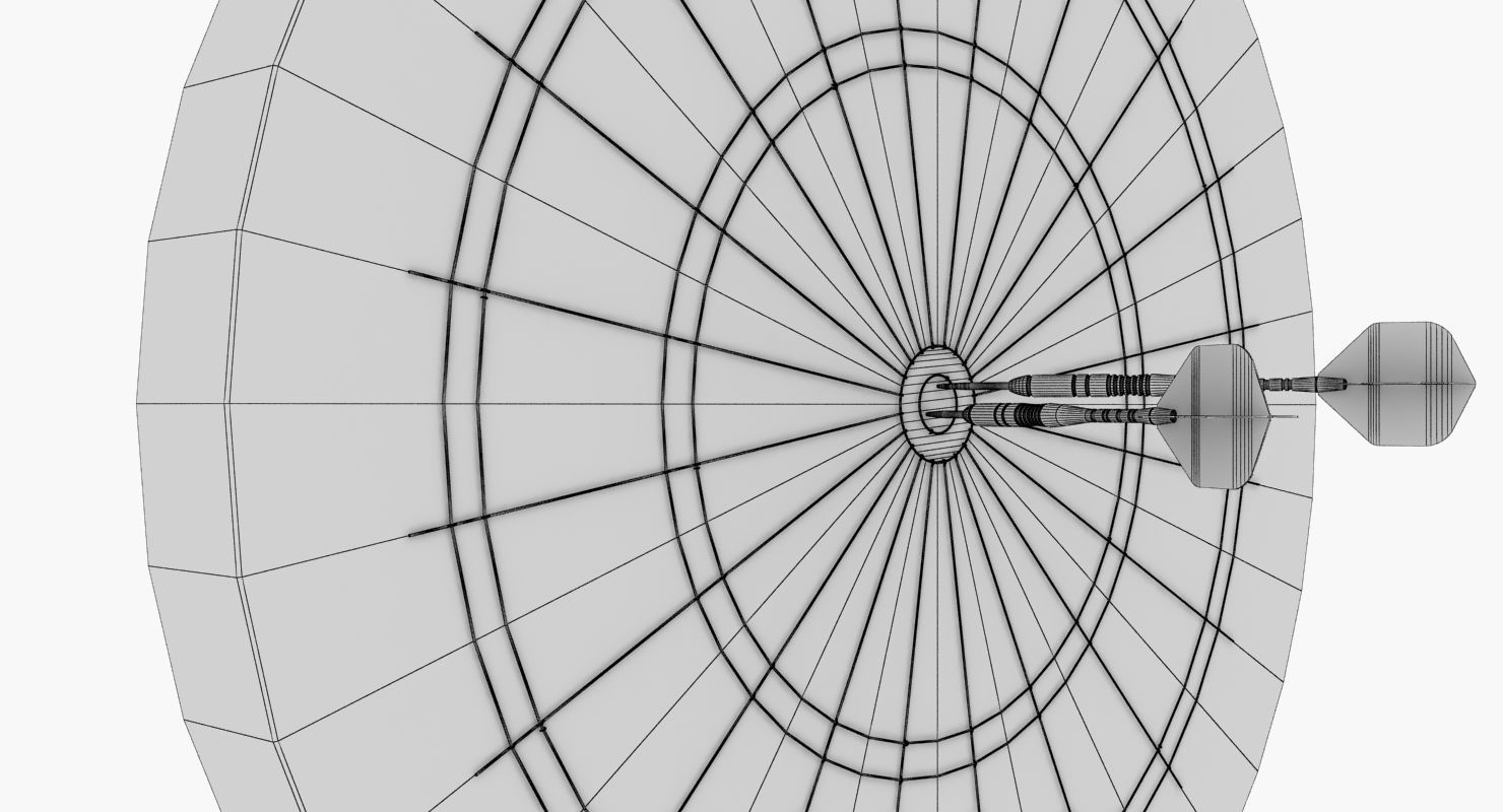 Dartboard Sportcraft 3D model_14
