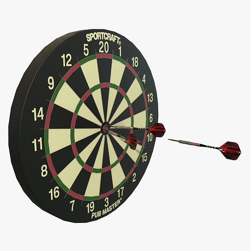 Dartboard Sportcraft 3D model