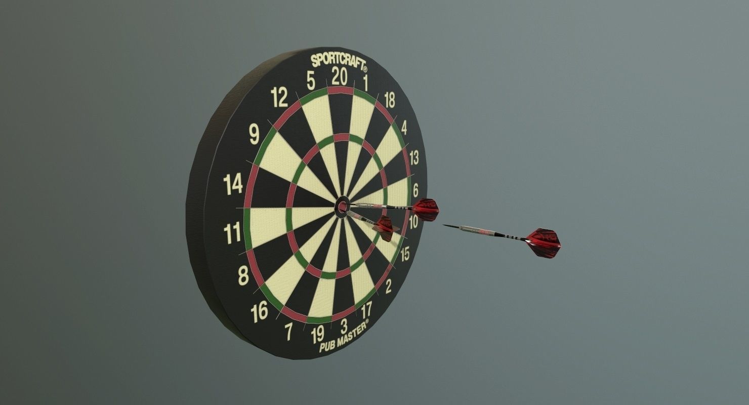 Dartboard Sportcraft 3D model_1