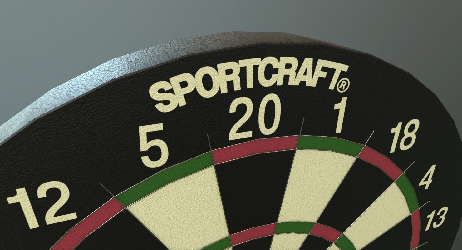 Dartboard Sportcraft 3D model_9