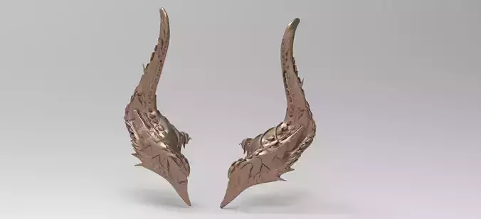 Minotaur horns 3D 3D model