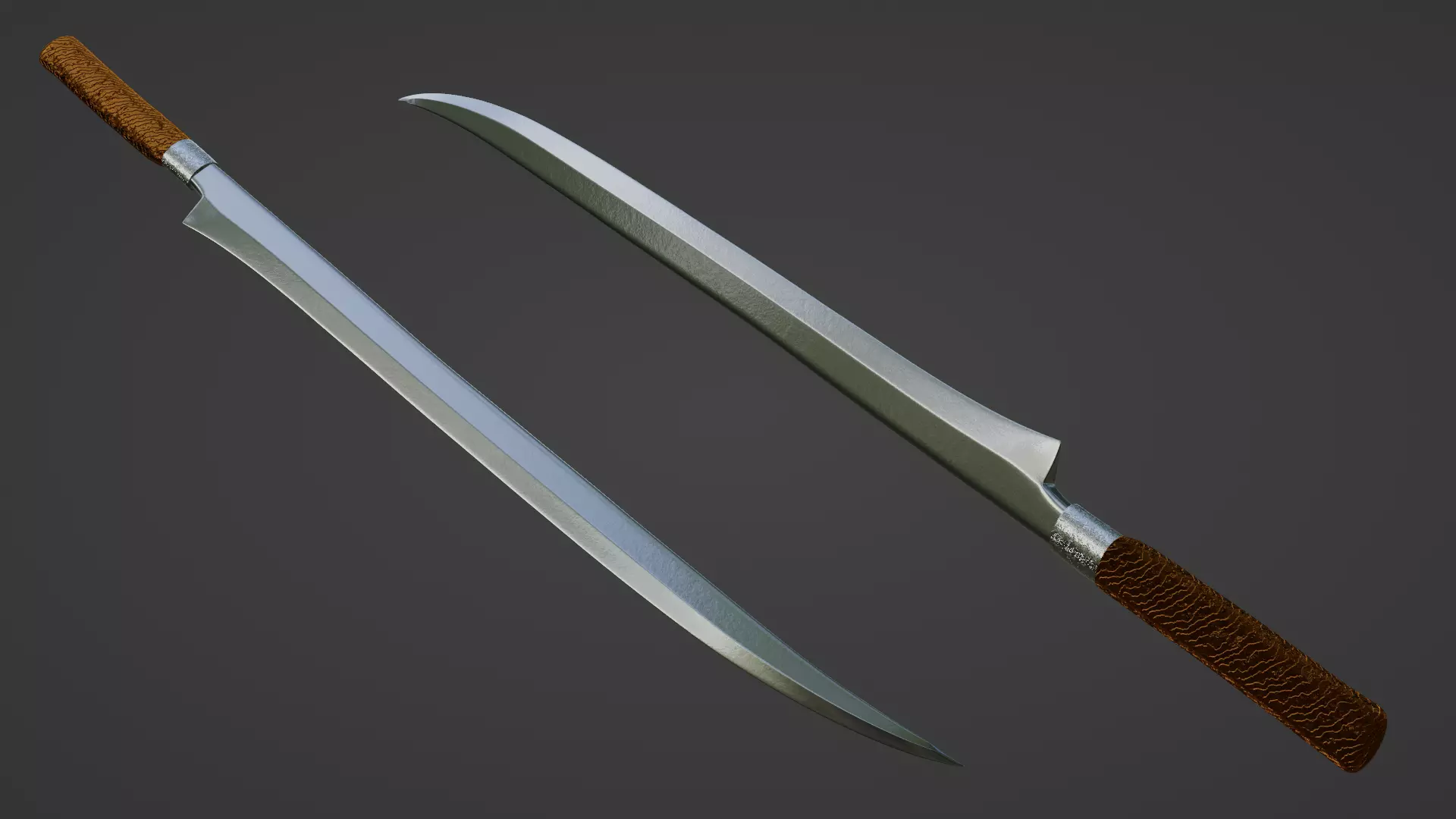 Sword - Flyssa Sword Low-poly 3D model_0