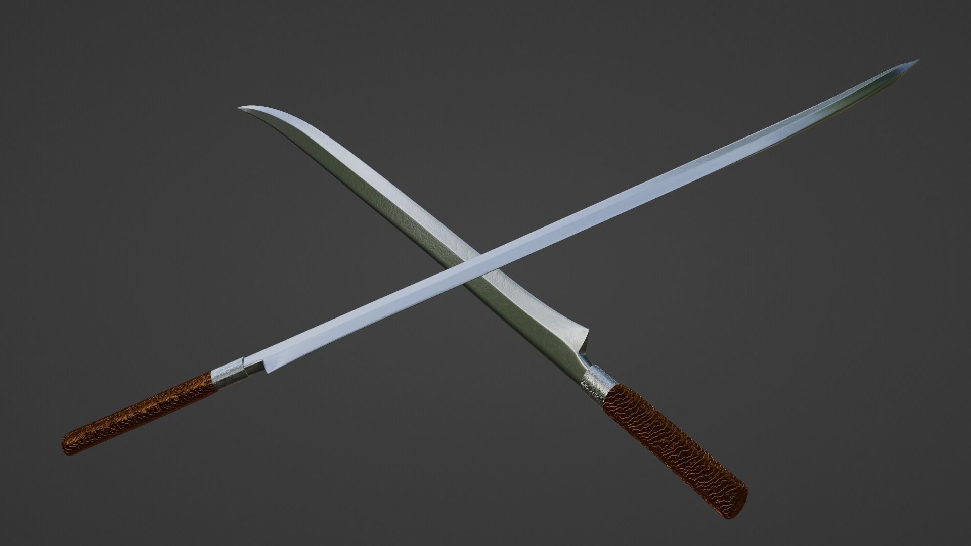 Sword - Flyssa Sword Low-poly 3D model_1