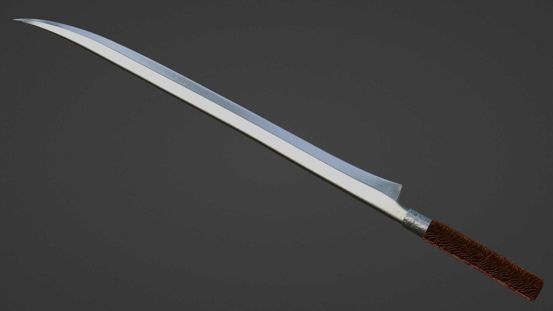Sword - Flyssa Sword Low-poly 3D model_2