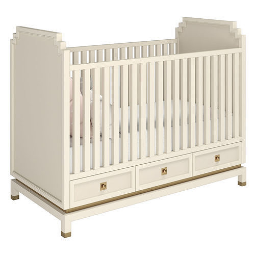 Lilo Baby Cot By Rooma Design 3D model