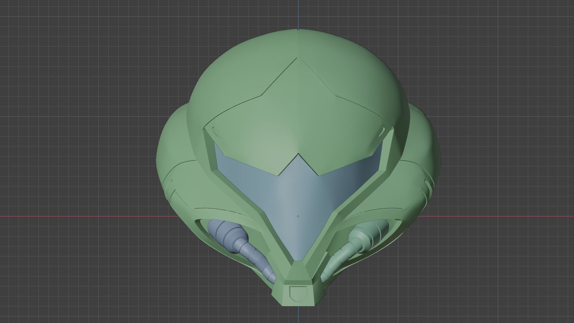 Metroid Dread Samus Aran Inspired Helmet 3D print model_7
