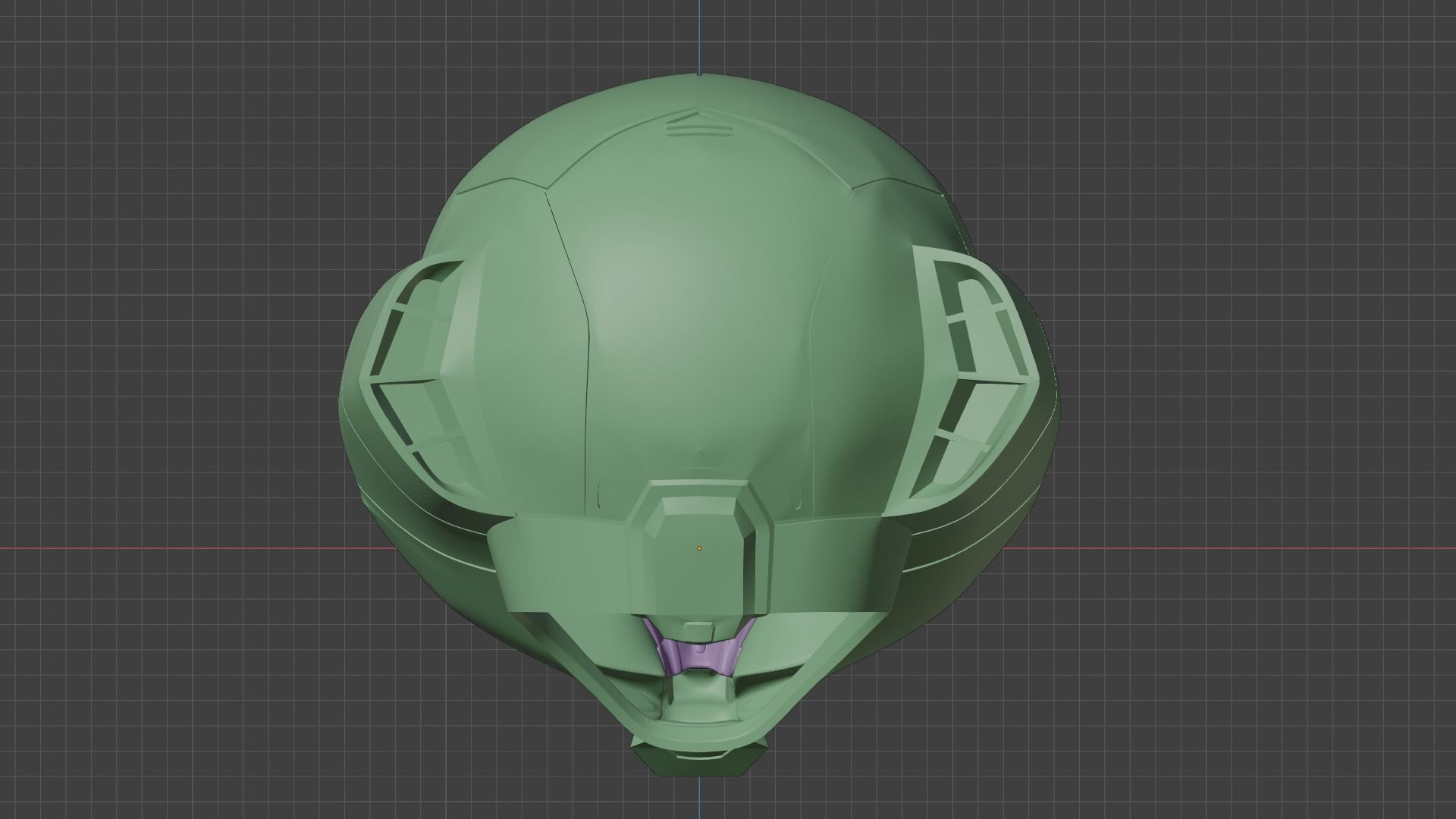 Metroid Dread Samus Aran Inspired Helmet 3D print model_9