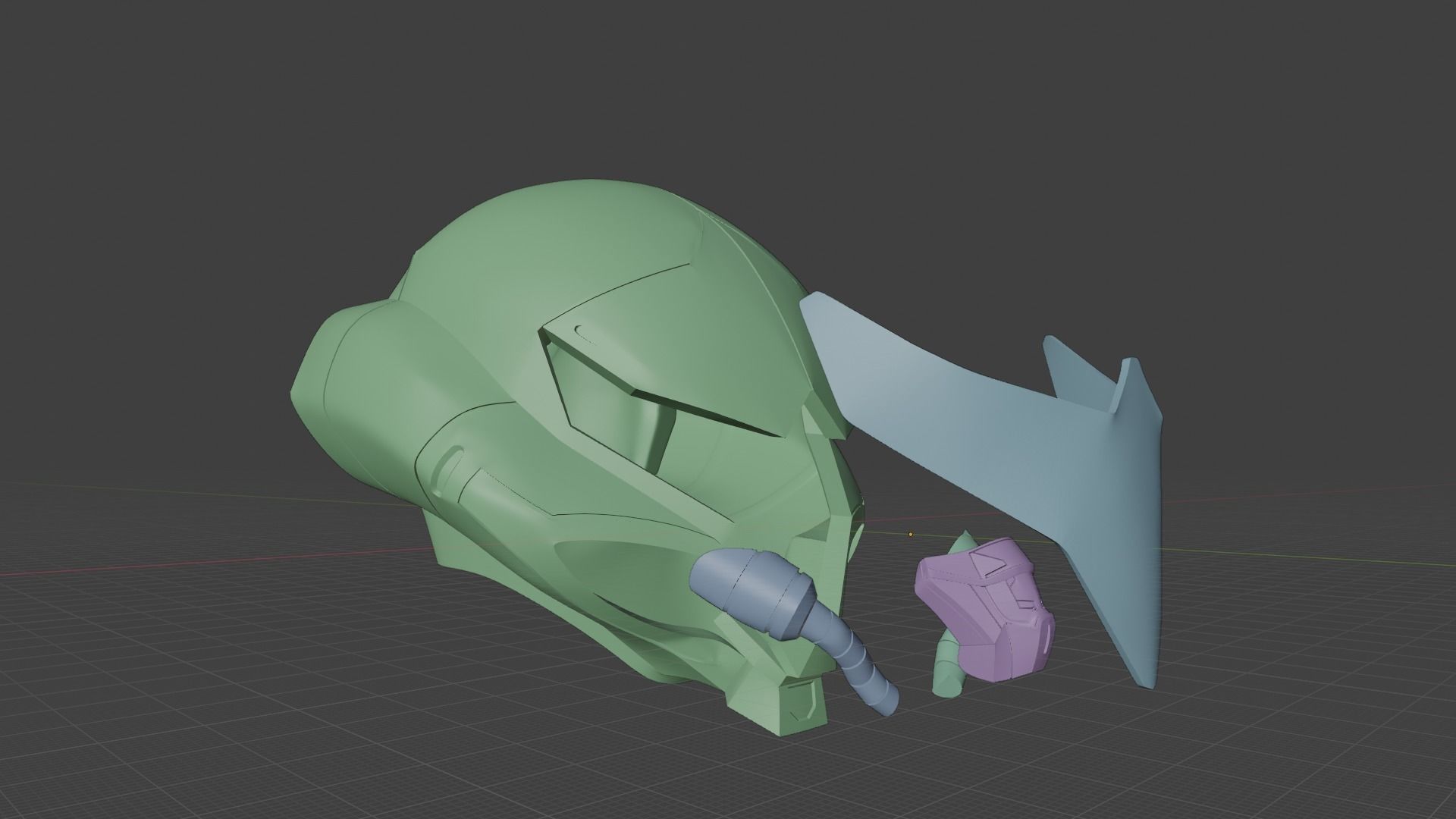 Metroid Dread Samus Aran Inspired Helmet 3D print model_11