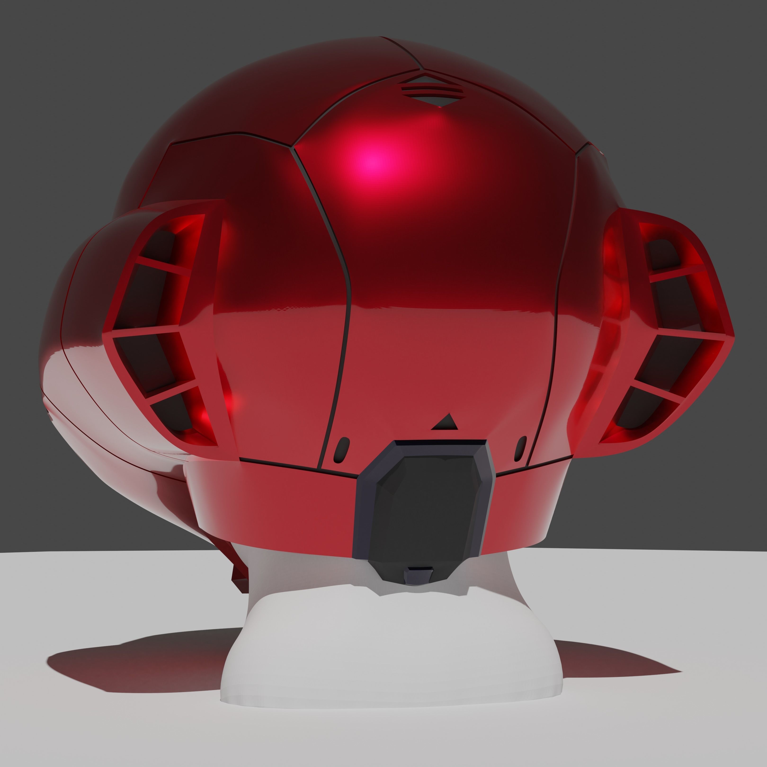 Metroid Dread Samus Aran Inspired Helmet 3D print model_4