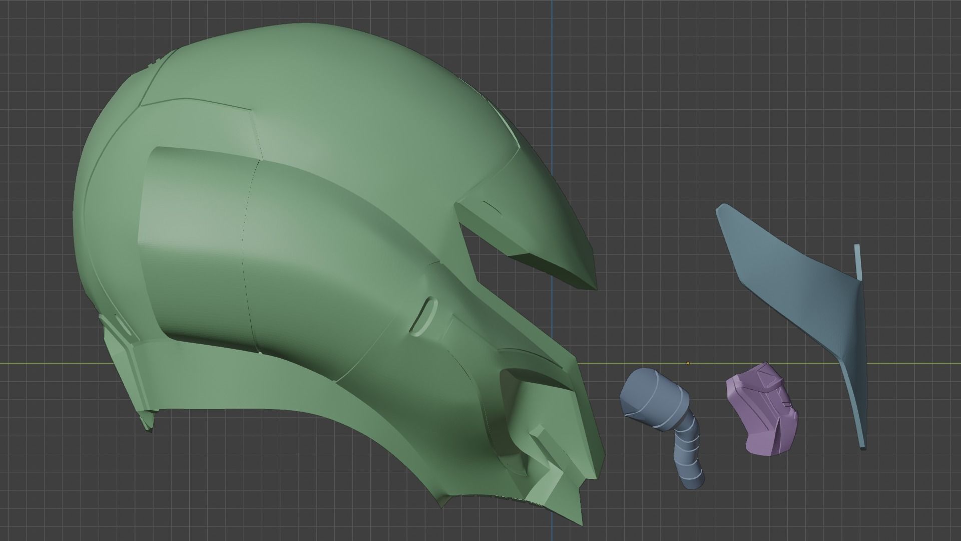 Metroid Dread Samus Aran Inspired Helmet 3D print model_12