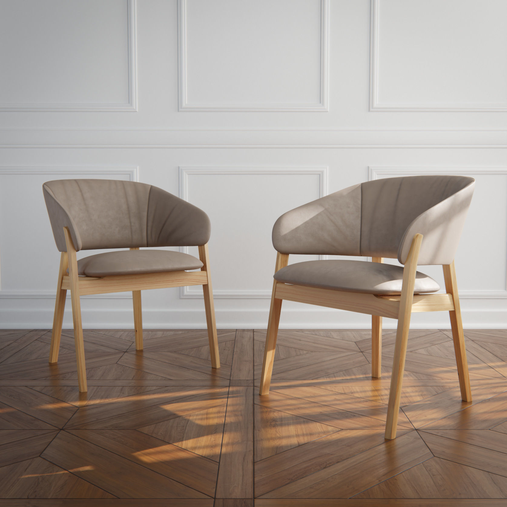 Lugano Dining Chair 3D model_1