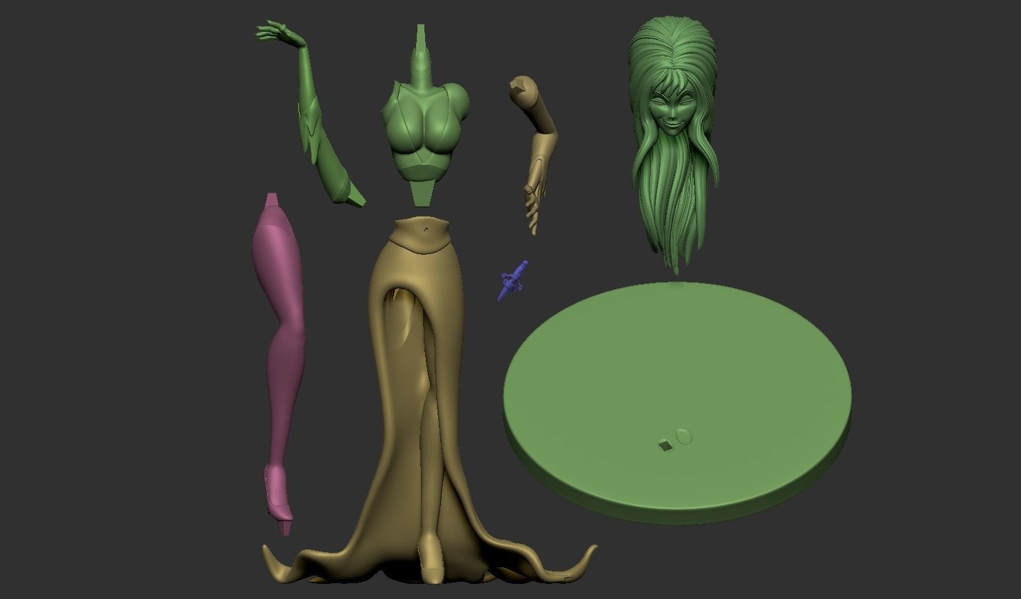 The Mistress of the Dark Elvira 3D print model_4