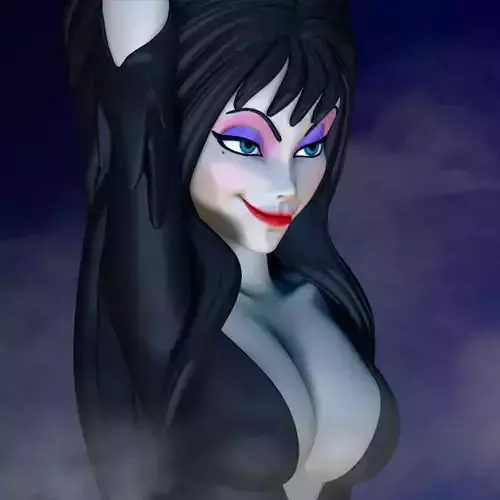 The Mistress of the Dark Elvira 3D print model