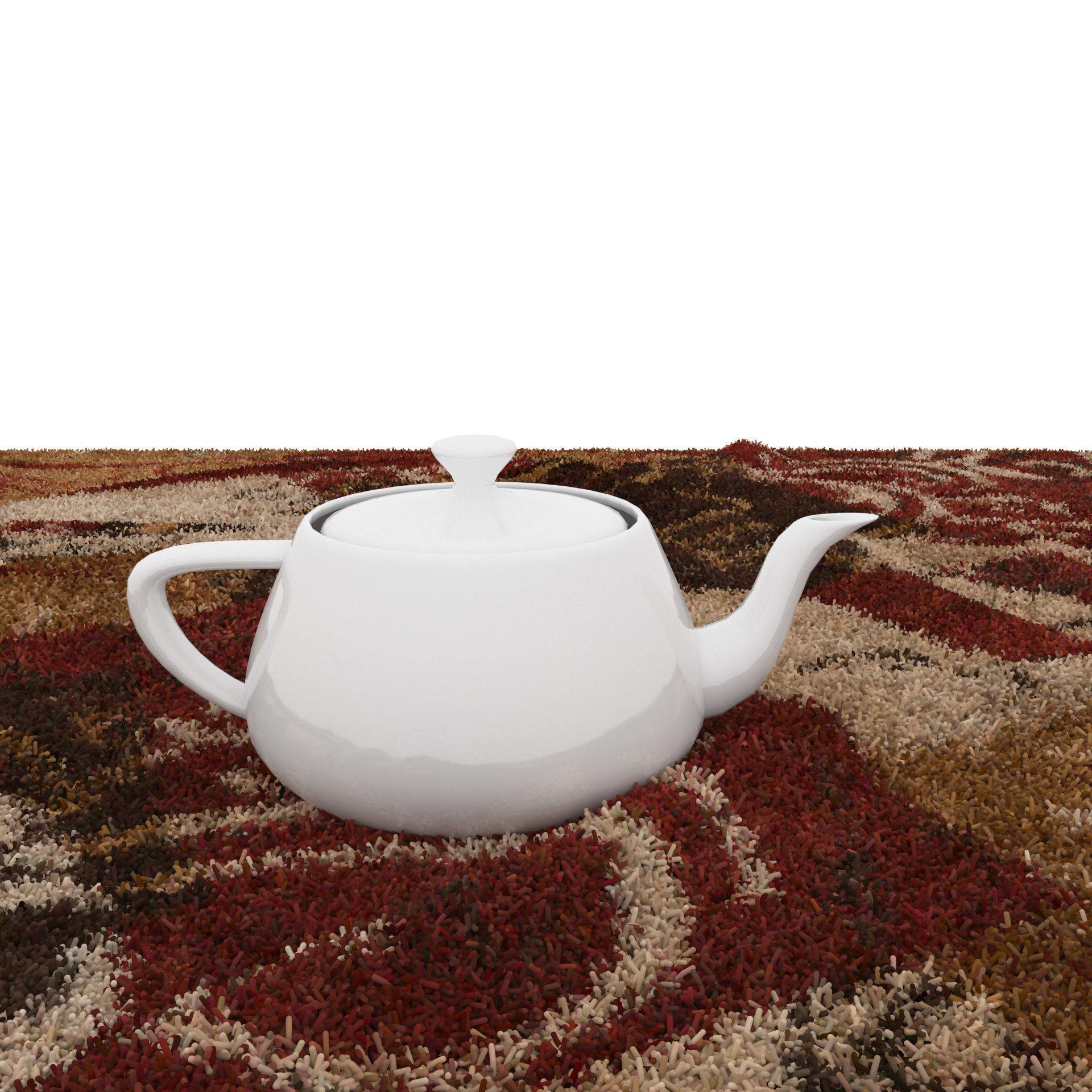 Rugs No 523 Low-poly 3D model_7