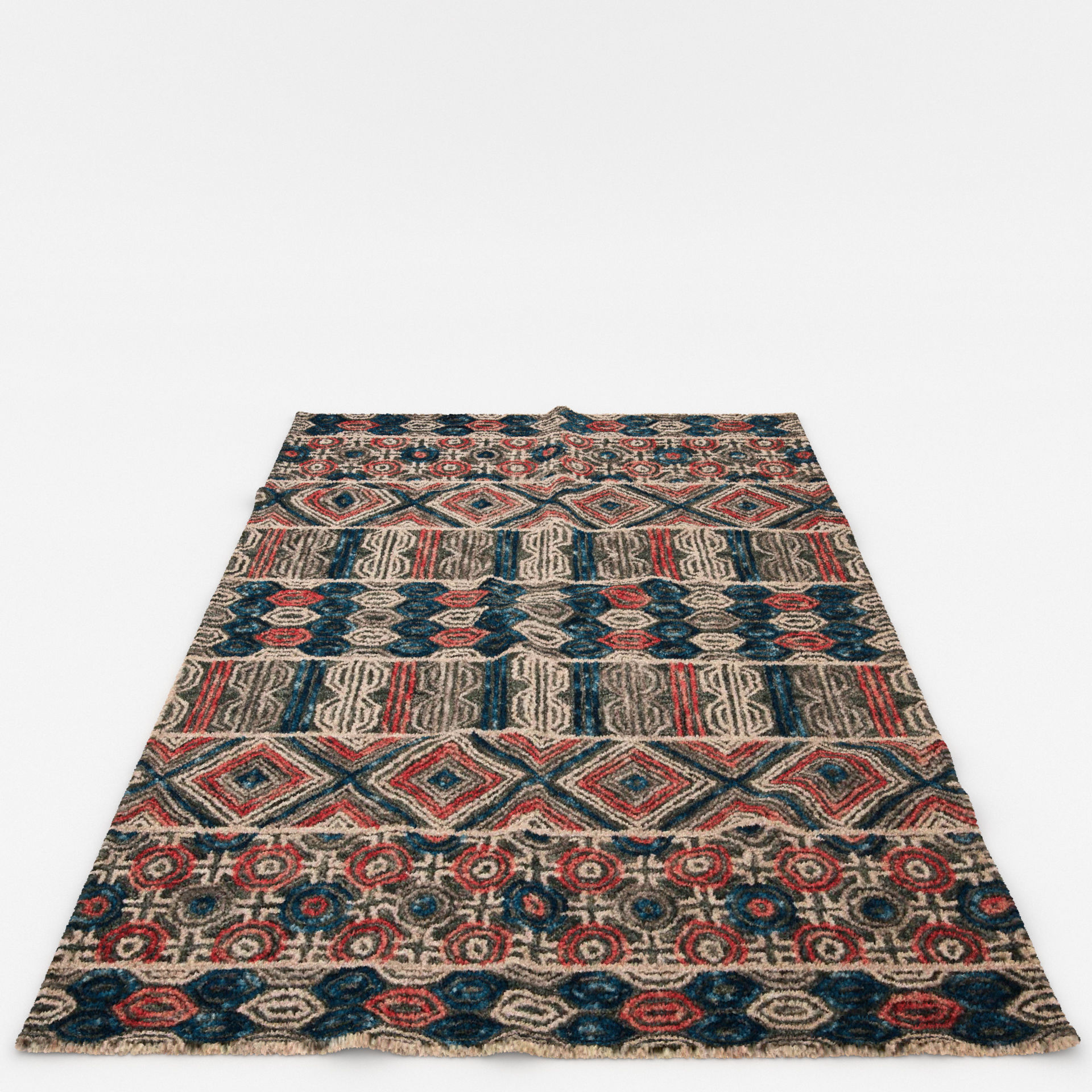 Rugs No 525 Low-poly 3D model_10