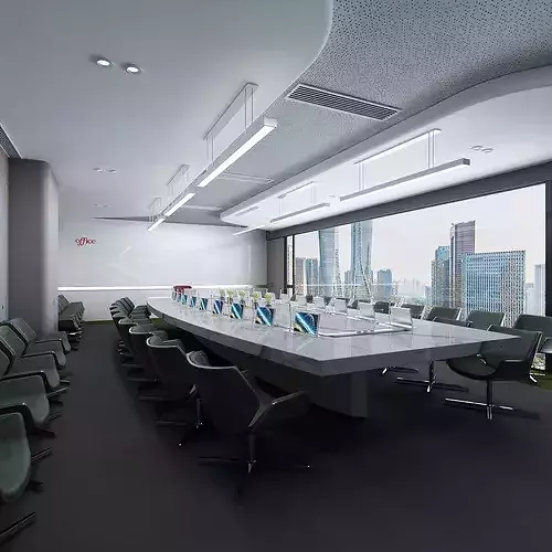 meeting room 3D model 2