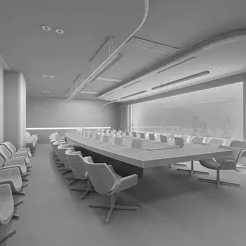 meeting room 3D model 6