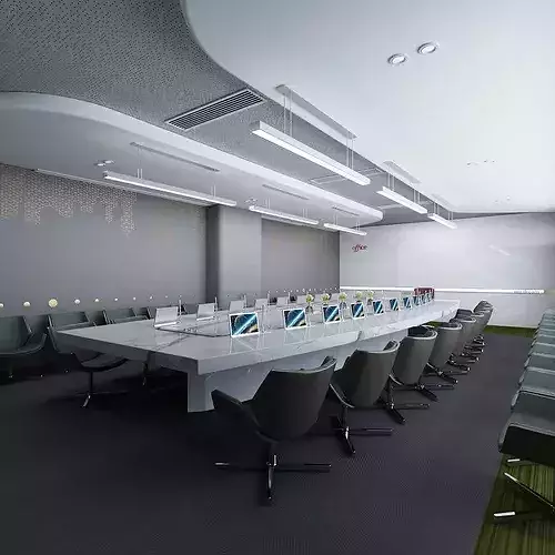 meeting room 3D model 4