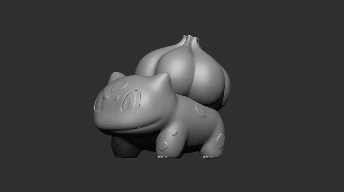 Bulbasaur pokemon toy 3D print model