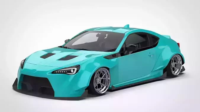 Toyota GT86 Karma V1 Number 06 BodyKit 3D model