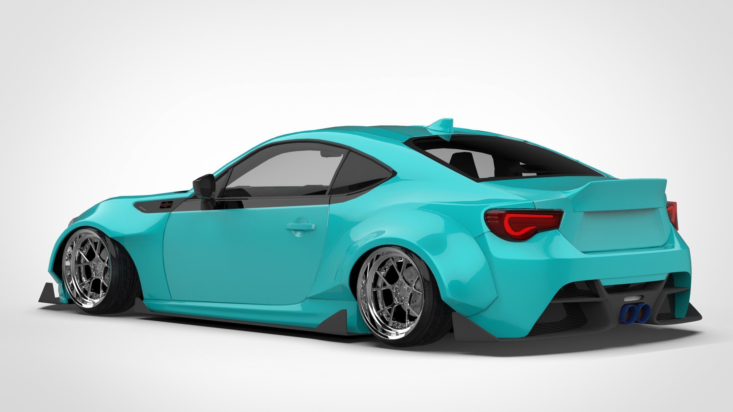 Toyota GT86 Karma V1 Number 06 BodyKit 3D model CGTrader