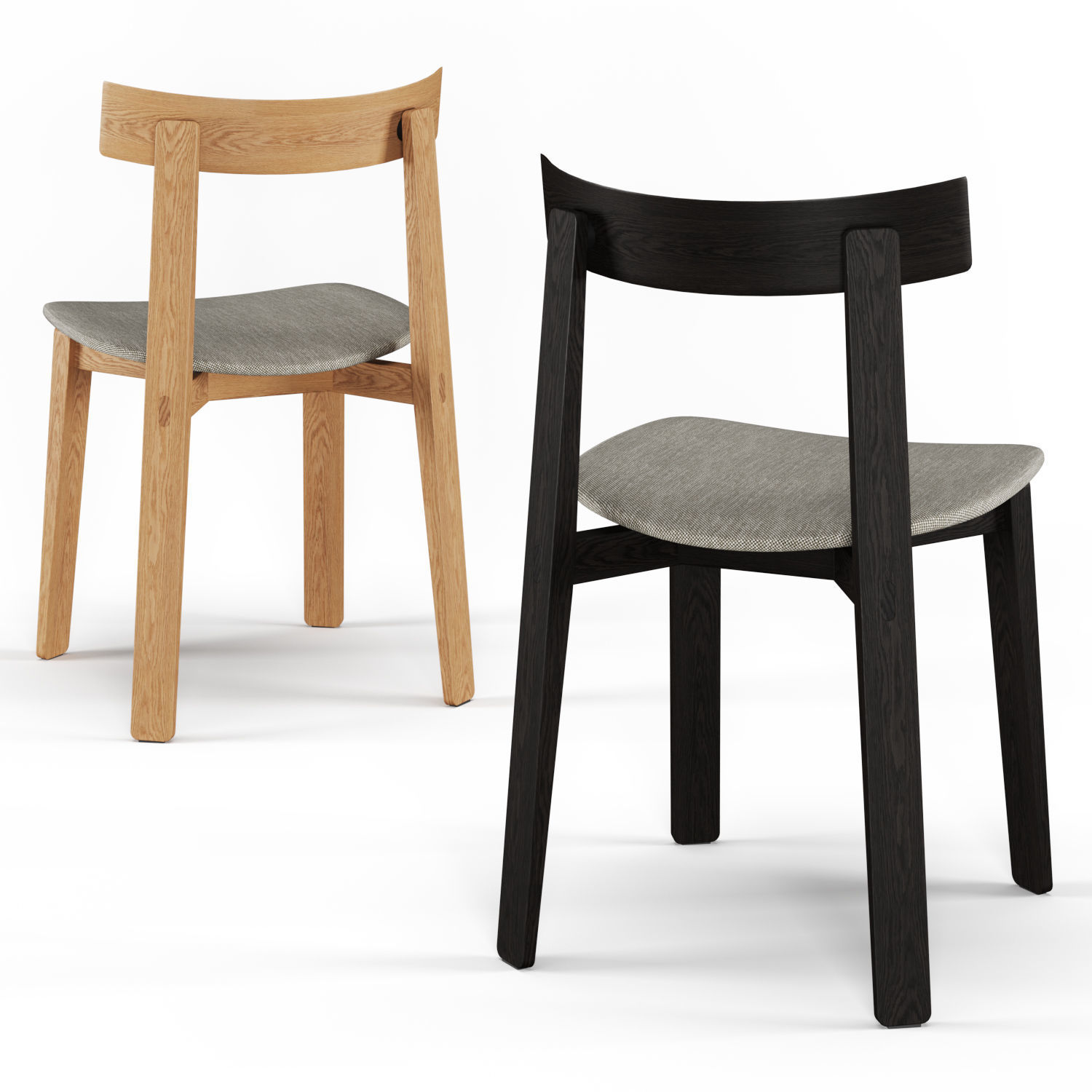 Nora chair 3D model_1