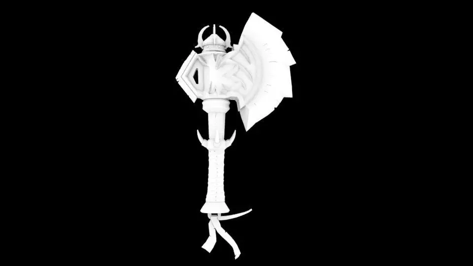 Fantasy Axe Free 3D model