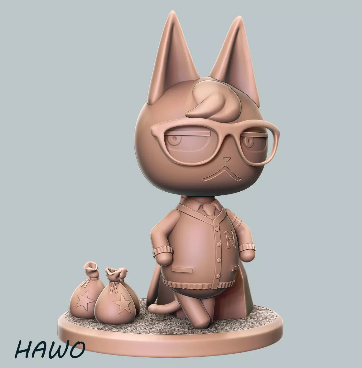 Raymond Animal Crossing 3D print model_0