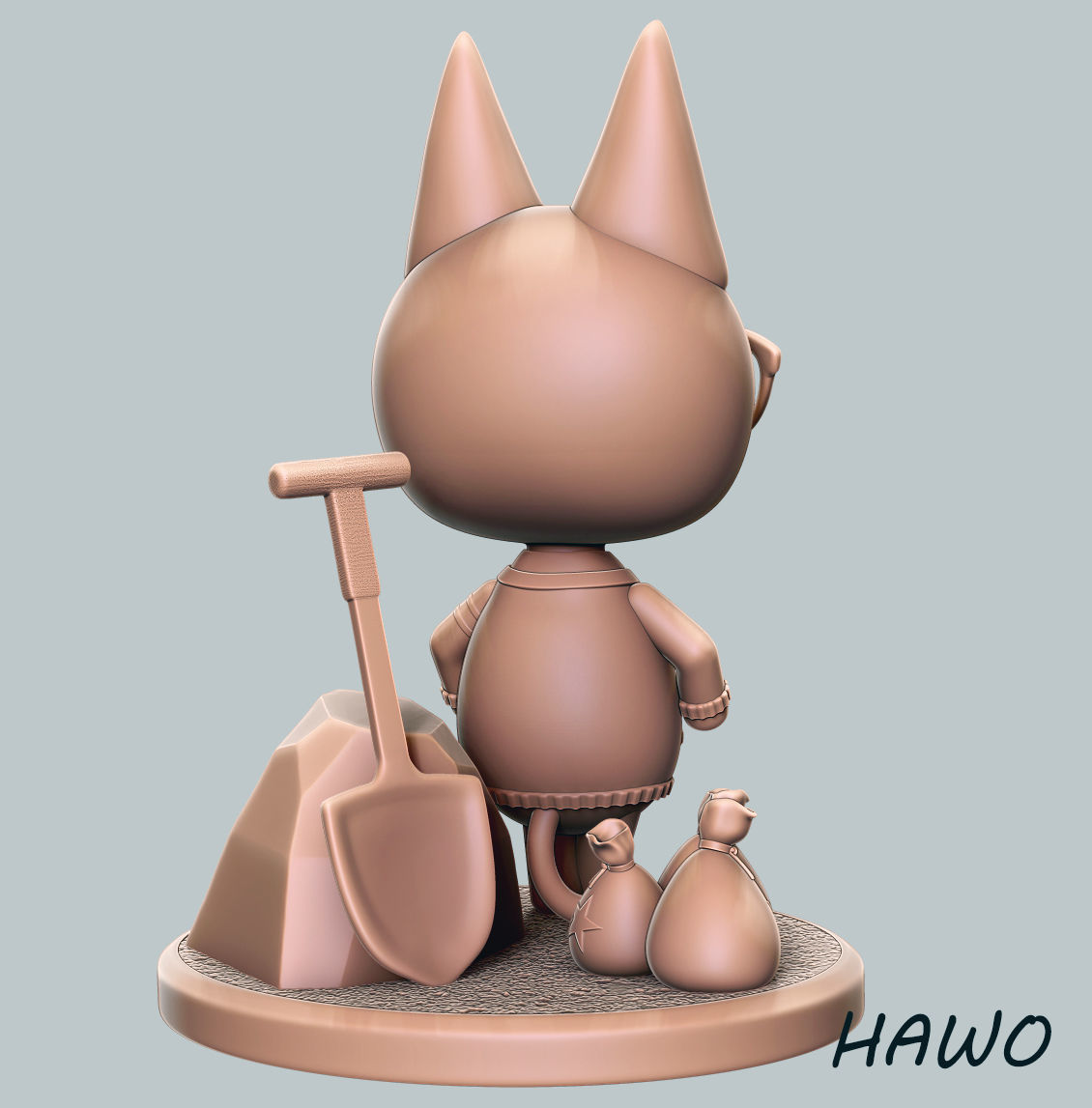 Raymond Animal Crossing 3D print model_1