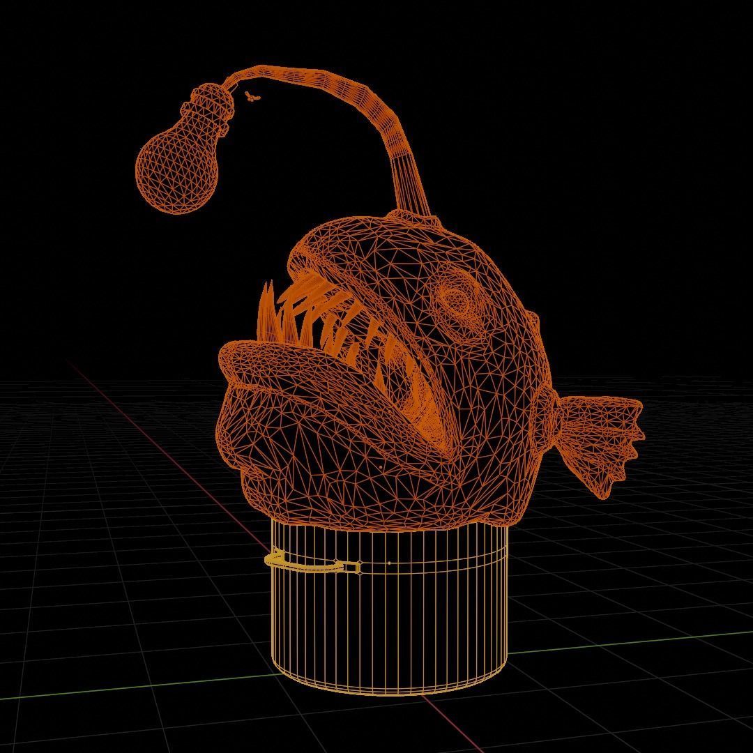 AnglerFish 3D model_4