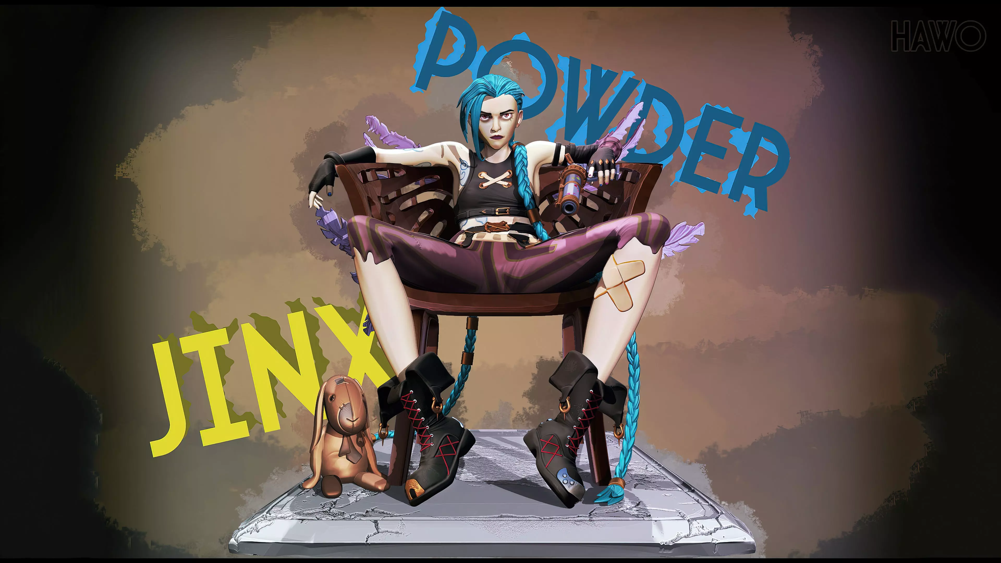 Arcane Jinx  Powder  3D print model_0