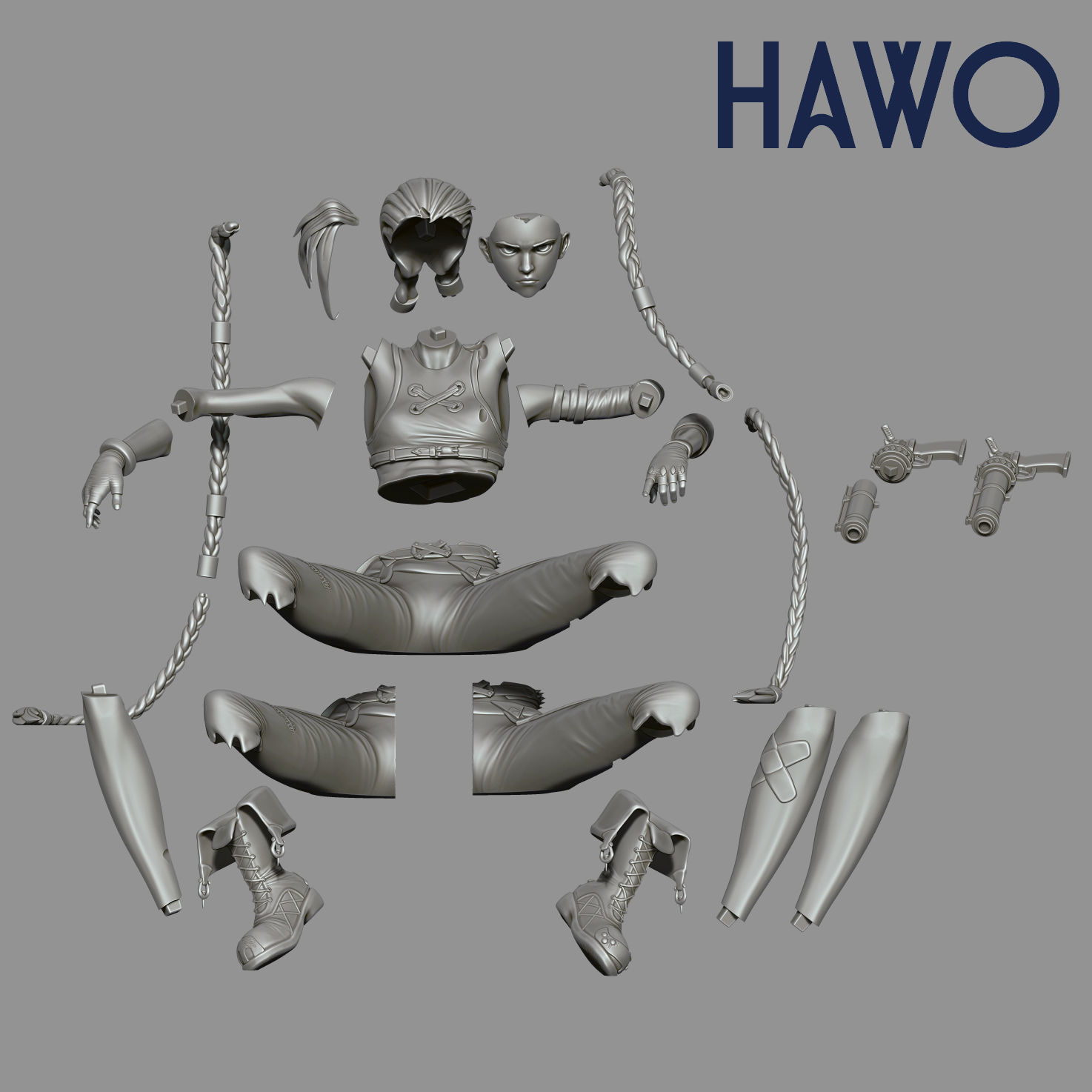 Arcane Jinx  Powder  3D print model_3